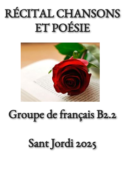 imatge rosa i llibre recital