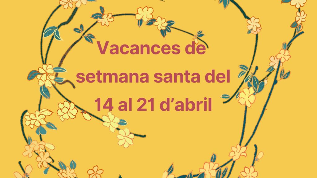 Vacances setmana santa