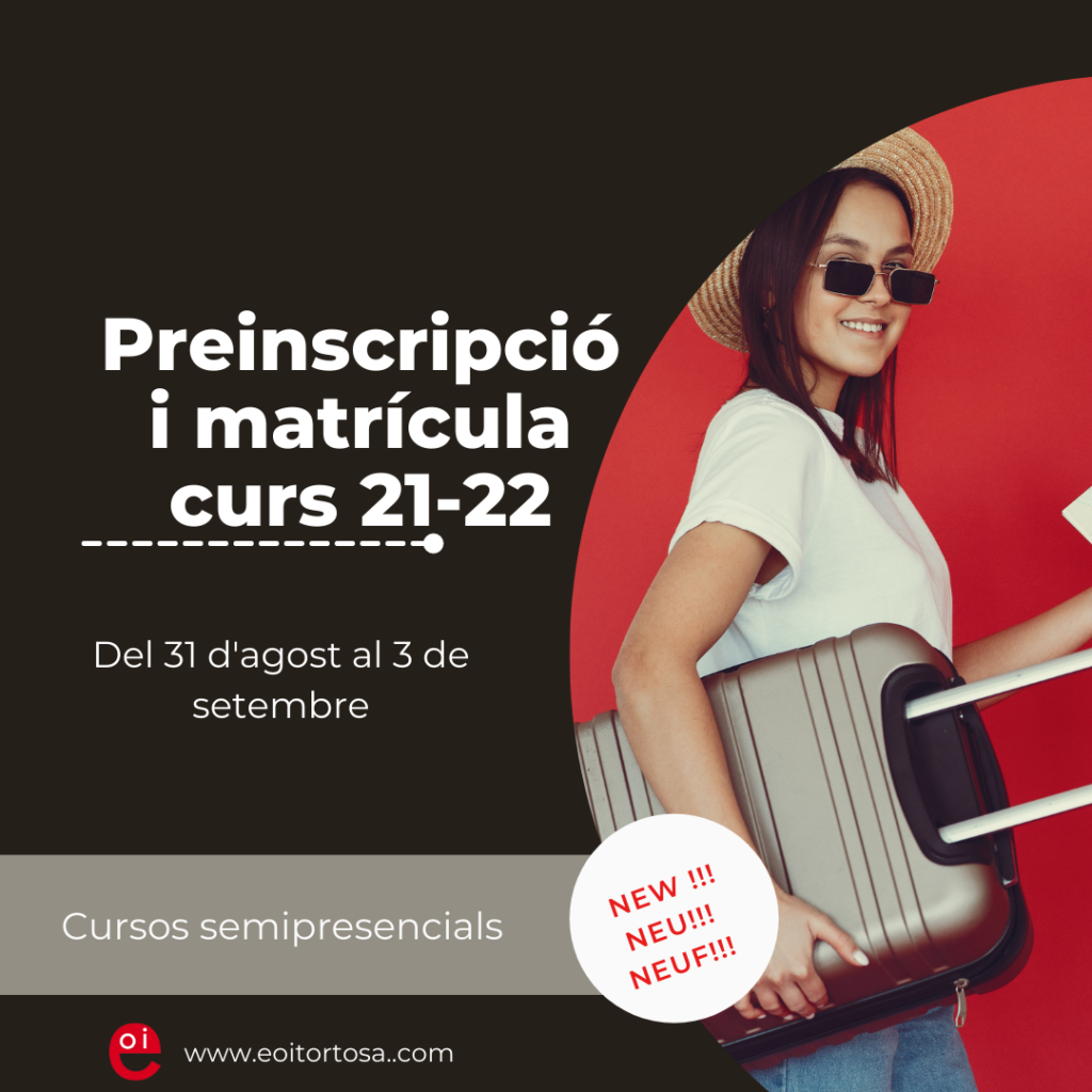 Preinscripció i matrícula EOI